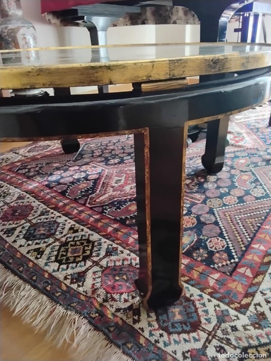 Antig&uuml;edades: Mesa antigua estilo oriental circular - Foto 2