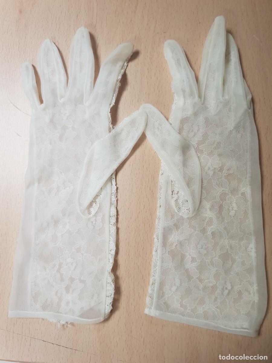 Antig&uuml;edades: Guantes de encaje de novia - Foto 2