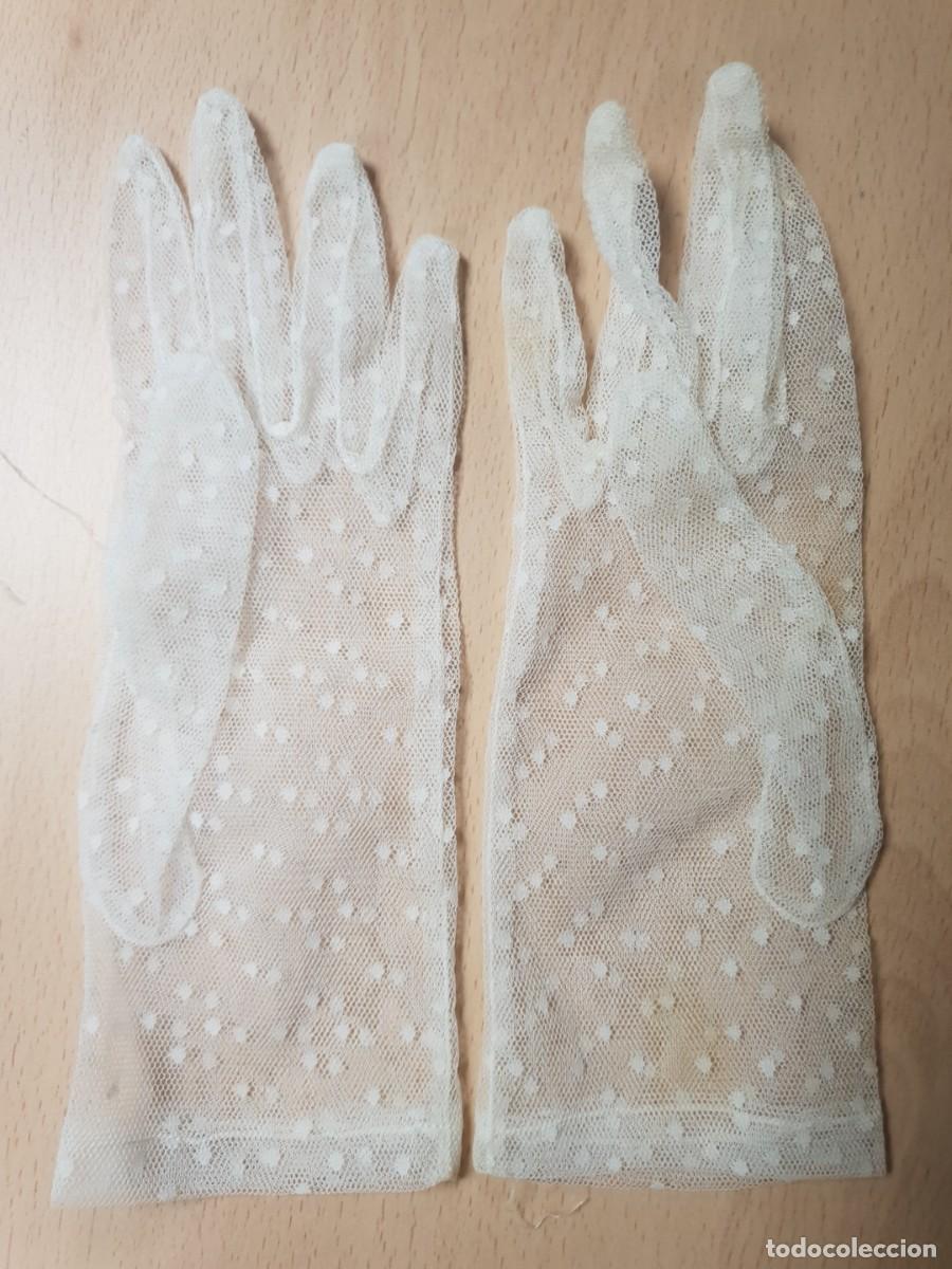 Antig&uuml;edades: Guantes de encaje de novia - Foto 1