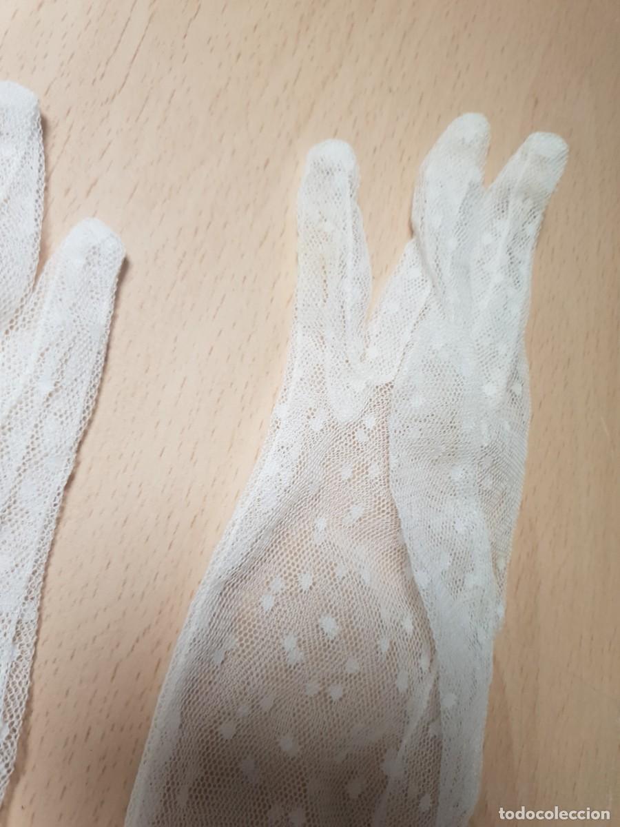 Antig&uuml;edades: Guantes de encaje de novia - Foto 2