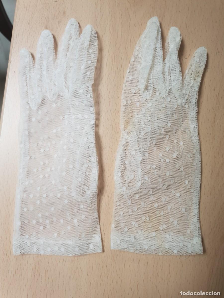 Antig&uuml;edades: Guantes de encaje de novia - Foto 3