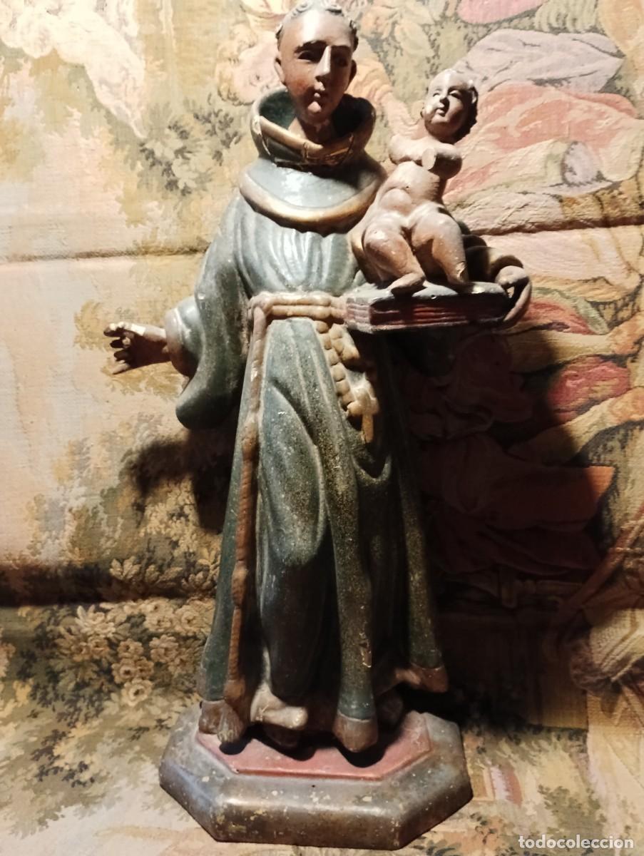 Antig&uuml;edades: SAN ANTONIO DE PADUA-TALLA. - Foto 1