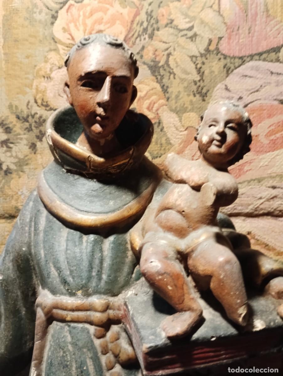 Antig&uuml;edades: SAN ANTONIO DE PADUA-TALLA. - Foto 2