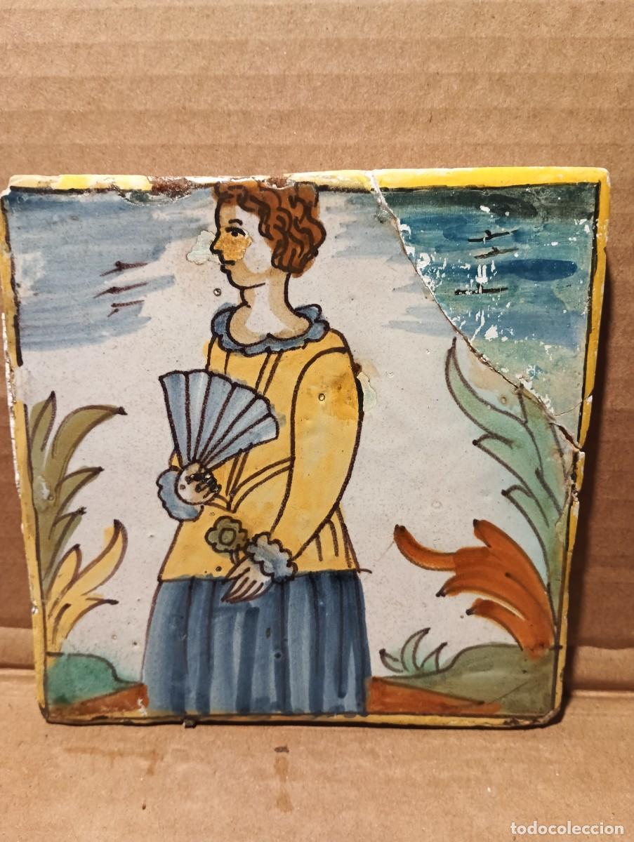 Antig&uuml;edades: AZULEJO OFICIOS-ANTIGUO. - Foto 2