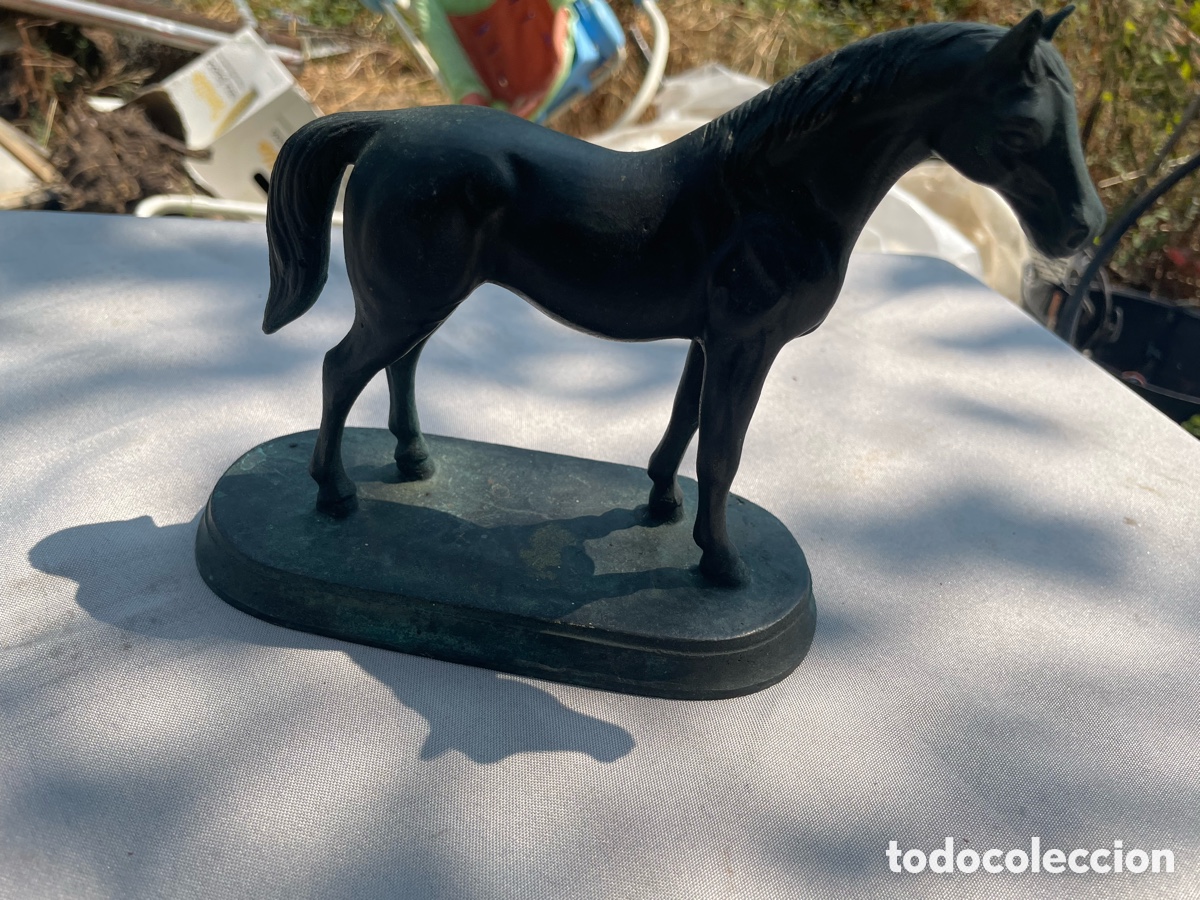 Antig&uuml;edades: Figura de caballo de bronce - Foto 1