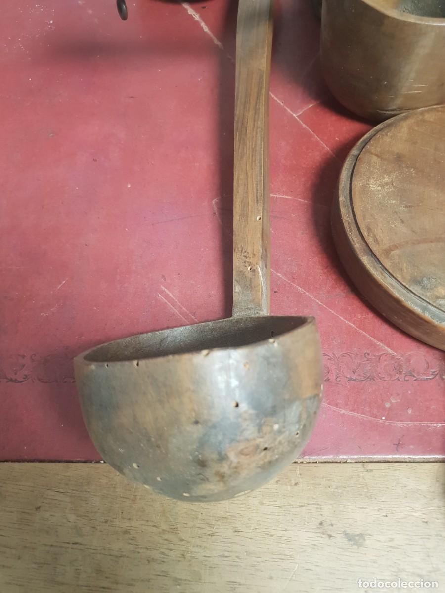 Antig&uuml;edades: Utensilios para majar aceitunas - Foto 2