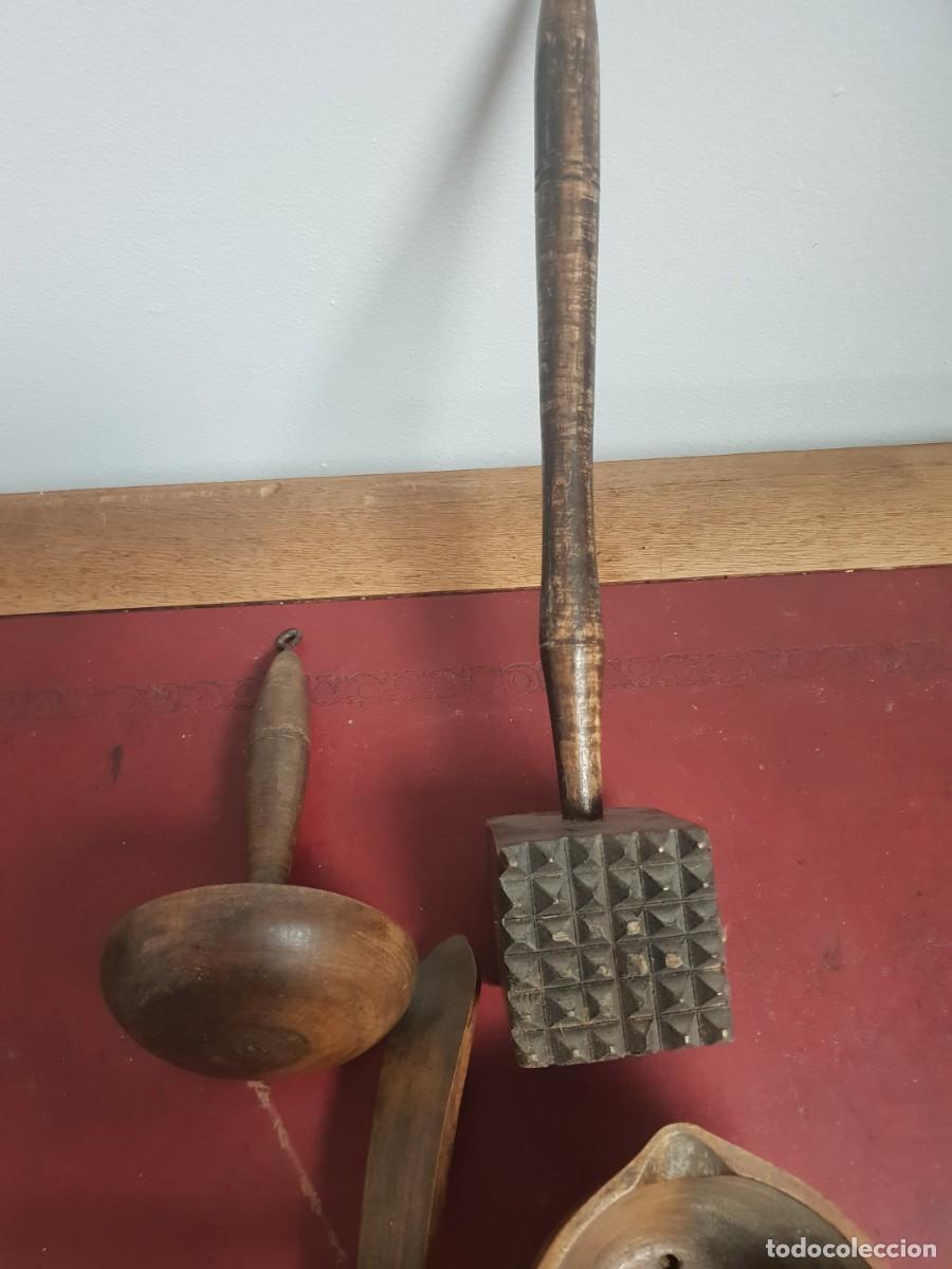Antig&uuml;edades: Utensilios para majar aceitunas - Foto 4