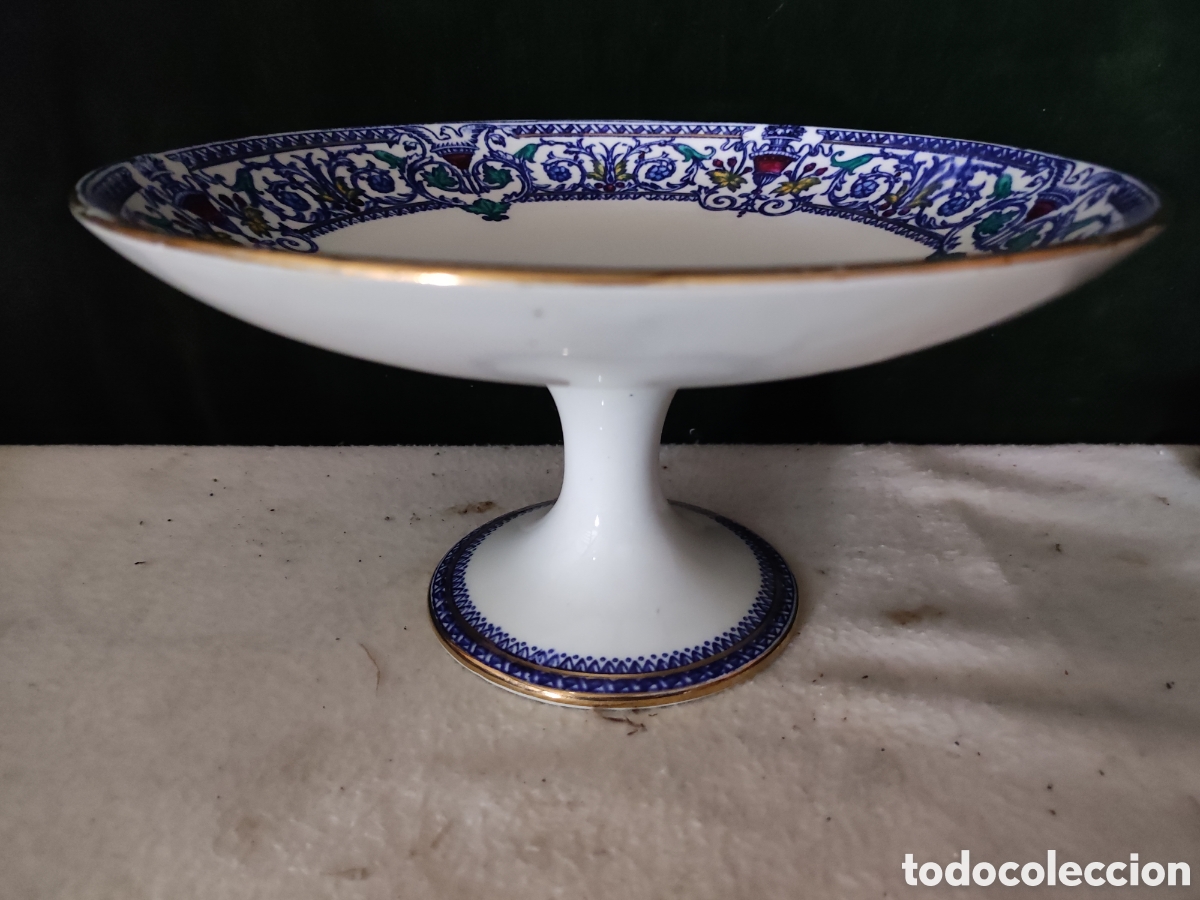 Antig&uuml;edades: Frutero de Pitman de colores antiguo - Foto 3