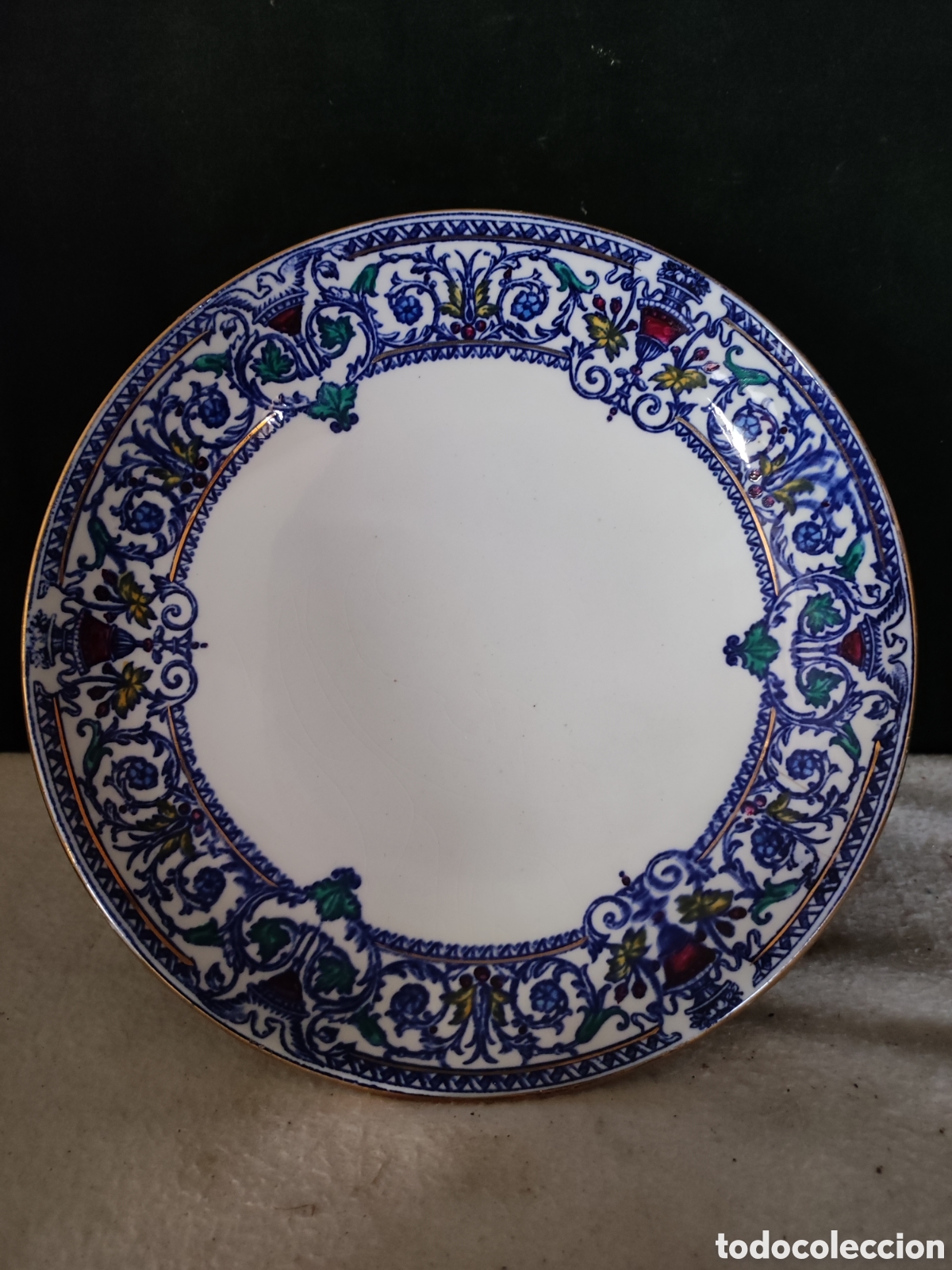Antig&uuml;edades: Frutero de Pitman de colores antiguo - Foto 1