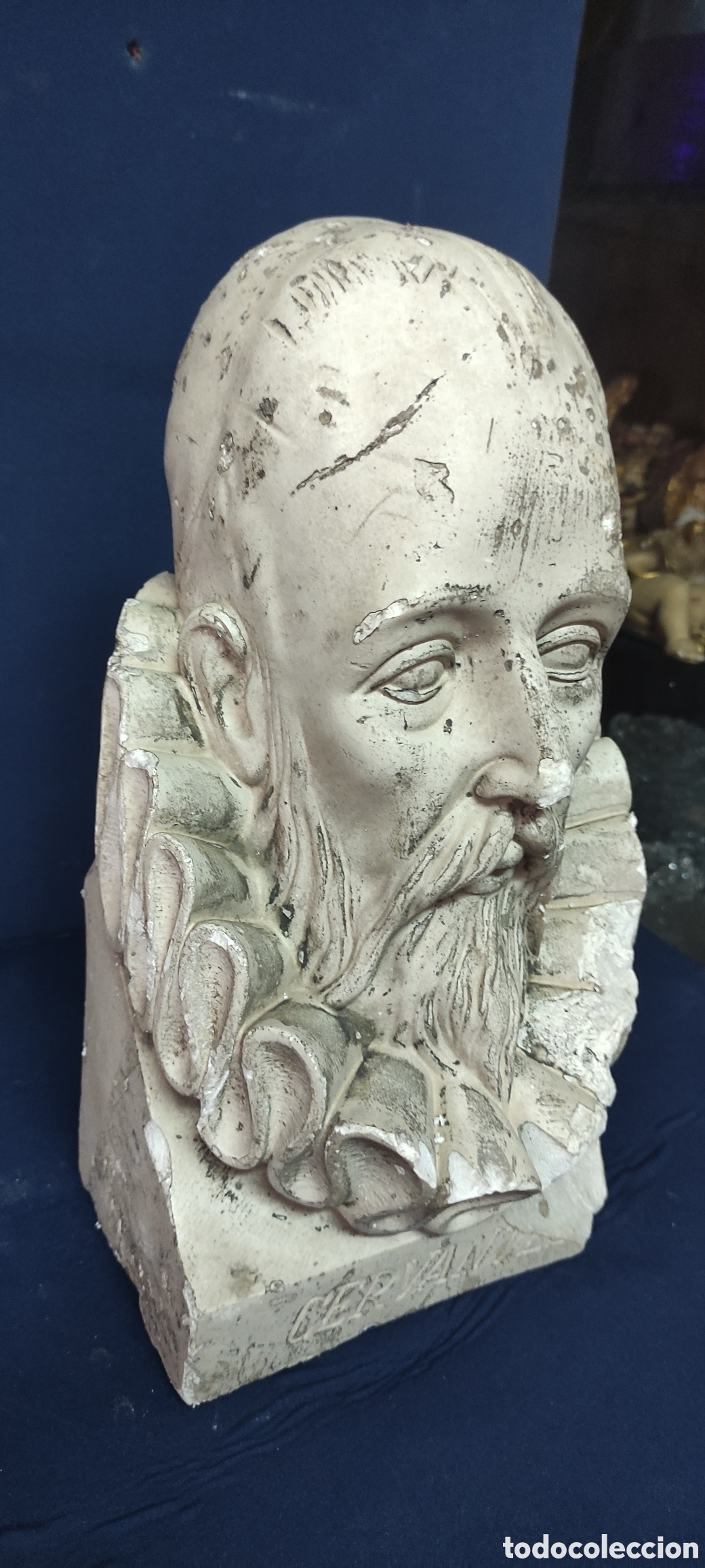 Antig&uuml;edades: Antiguo busto Miguel de Cervantes - Foto 4