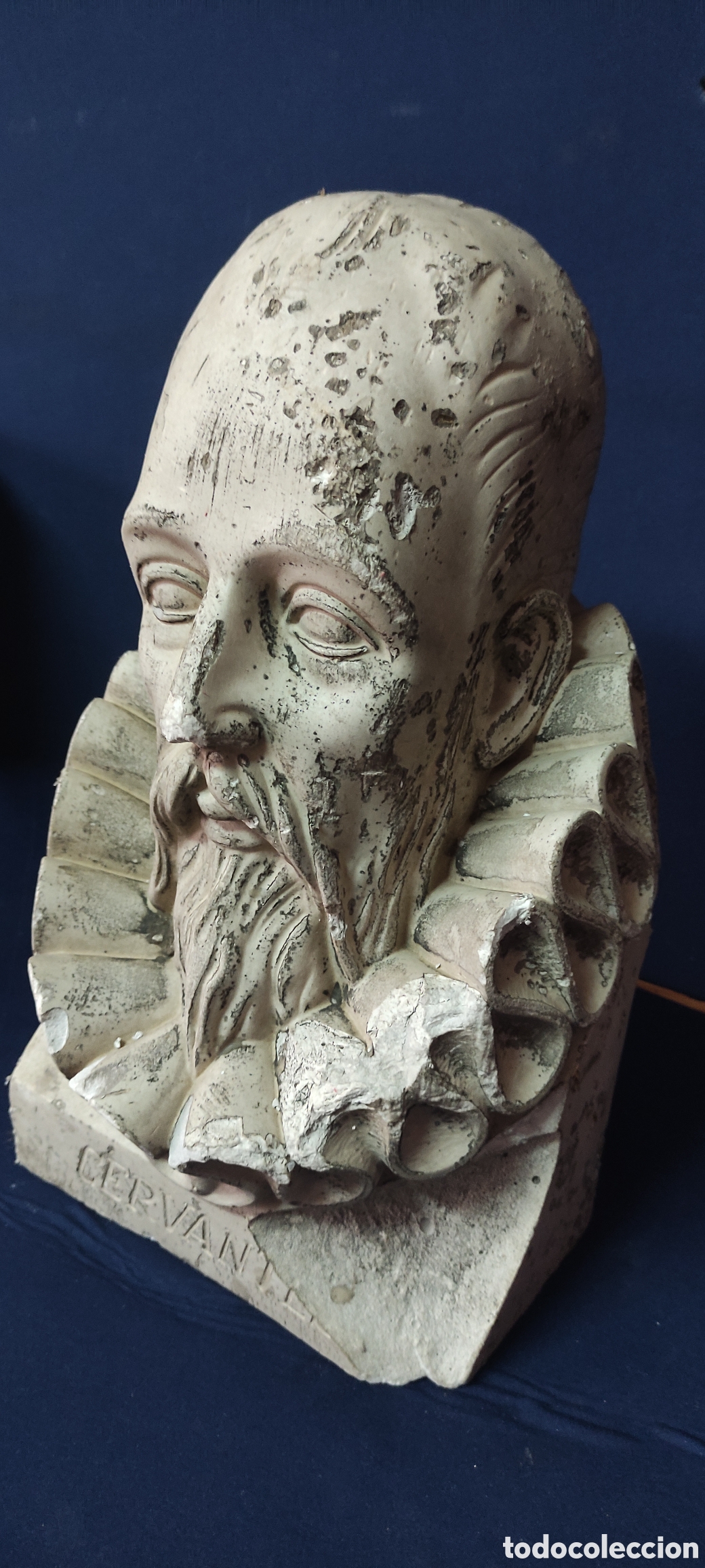 Antig&uuml;edades: Antiguo busto Miguel de Cervantes - Foto 5