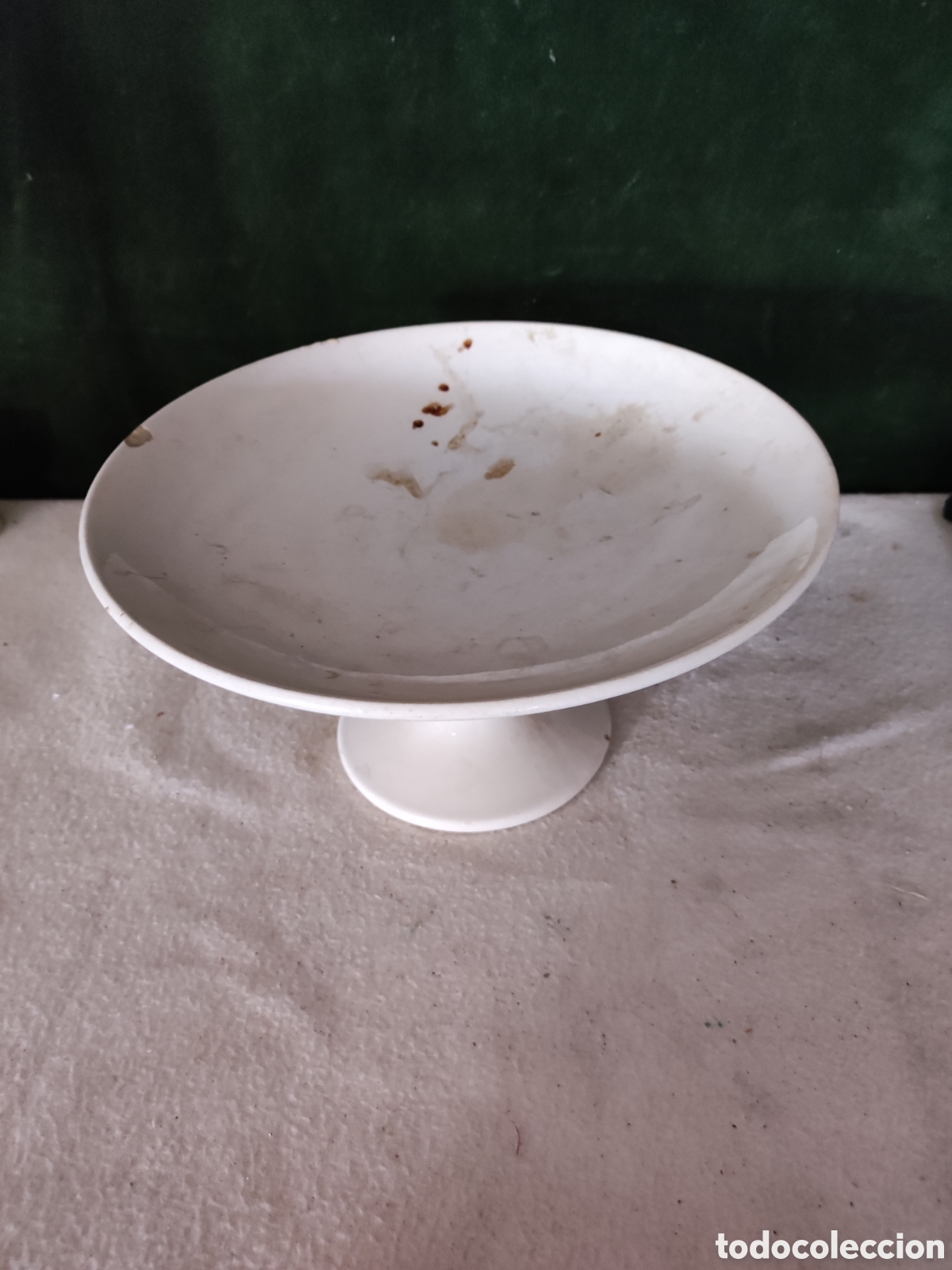 Antig&uuml;edades: Frutero de pickmann blanco antiguo - Foto 2