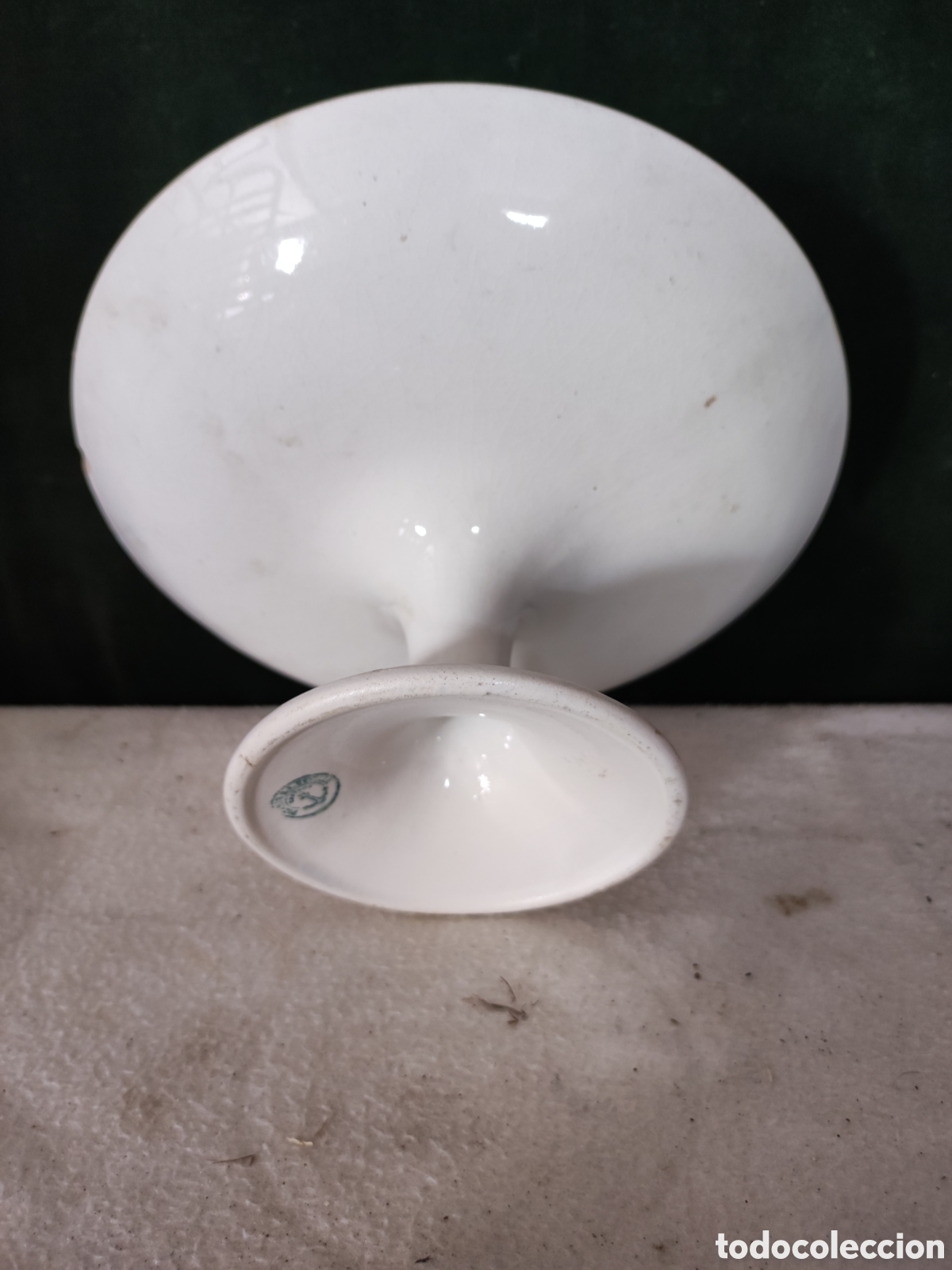 Antig&uuml;edades: Frutero de pickmann blanco antiguo - Foto 1