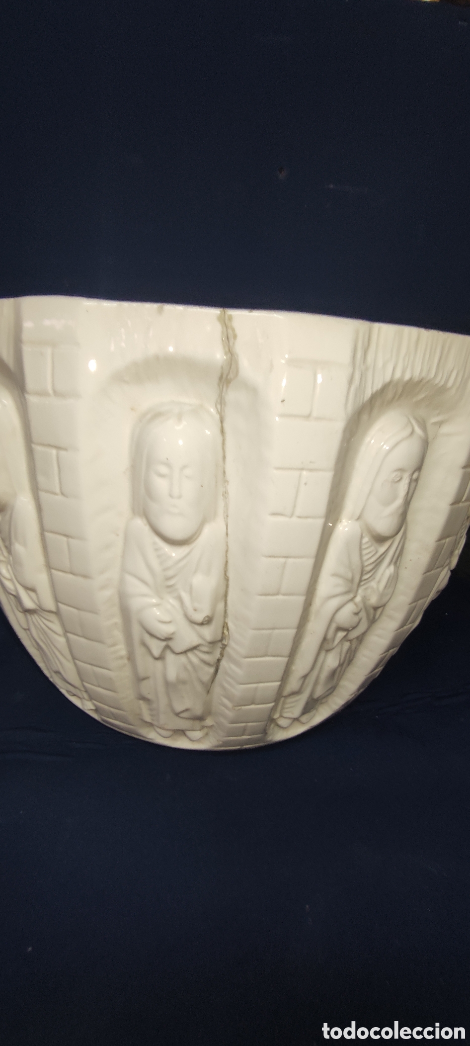 Antig&uuml;edades: Bonito macetero ceramica - Foto 2