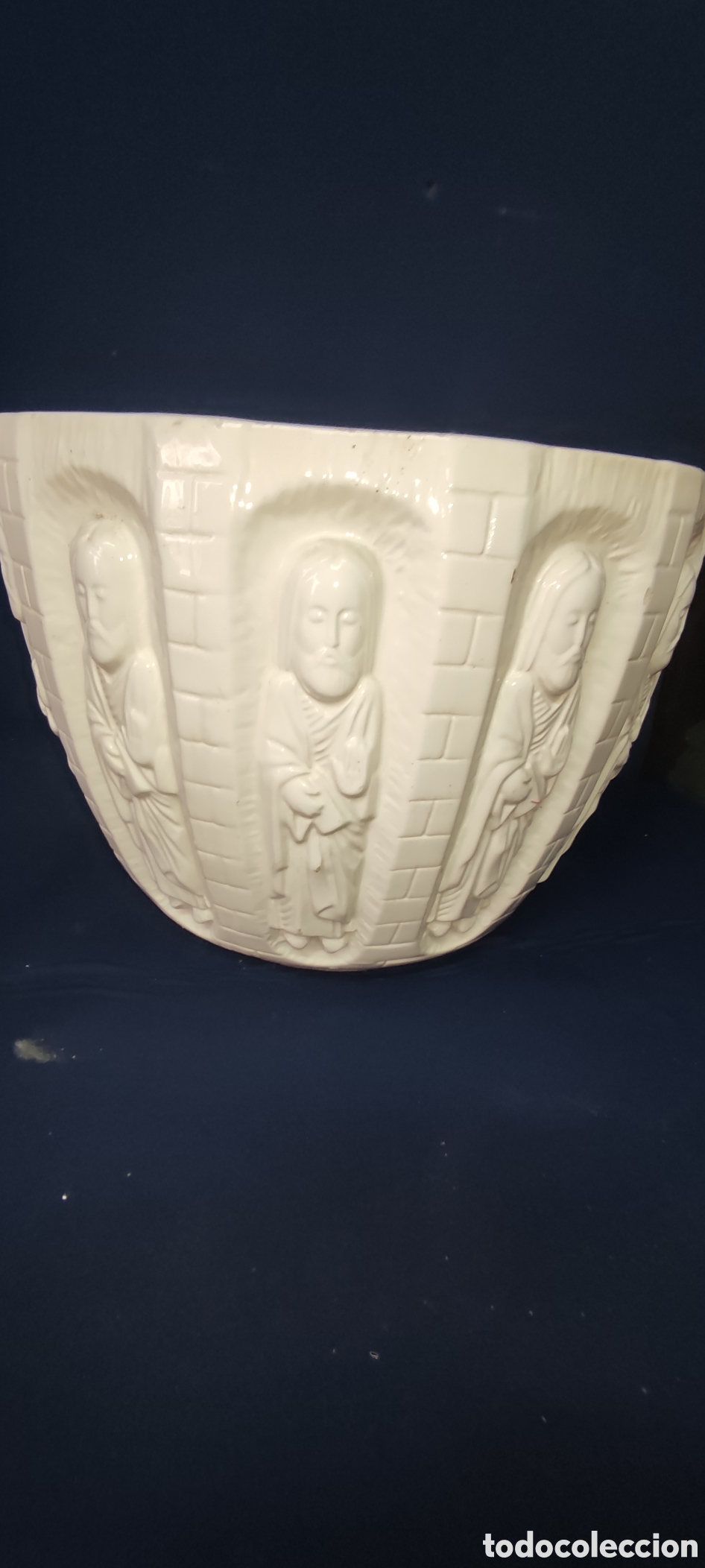 Antig&uuml;edades: Bonito macetero ceramica - Foto 4