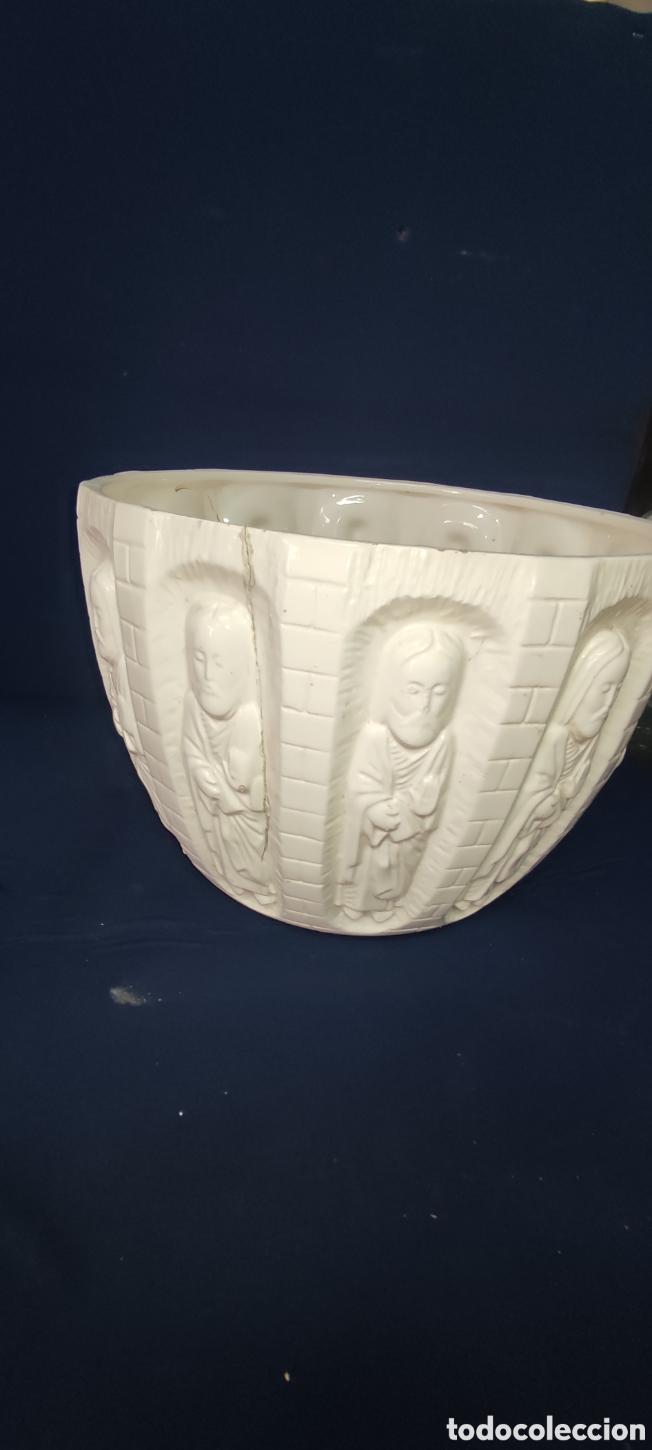 Antig&uuml;edades: Bonito macetero ceramica - Foto 5