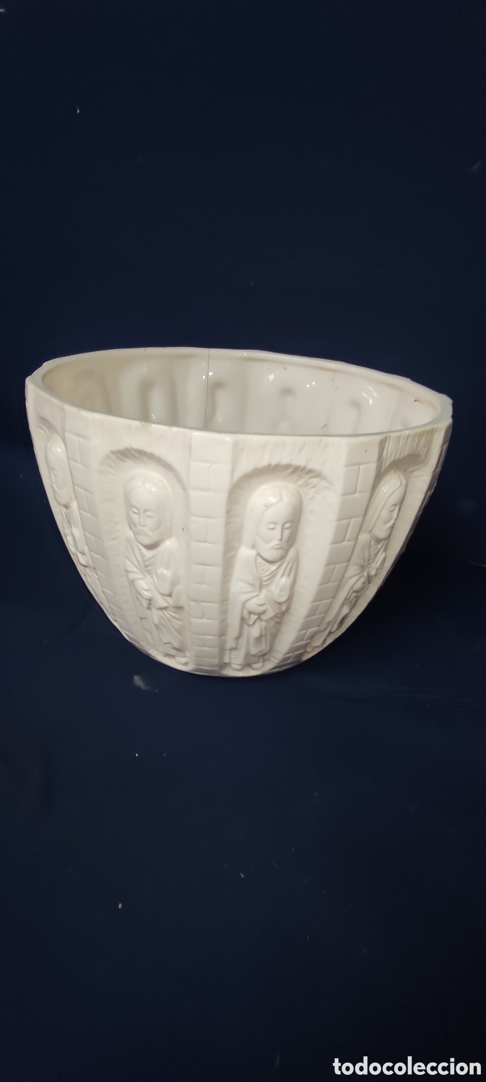Antig&uuml;edades: Bonito macetero ceramica - Foto 6