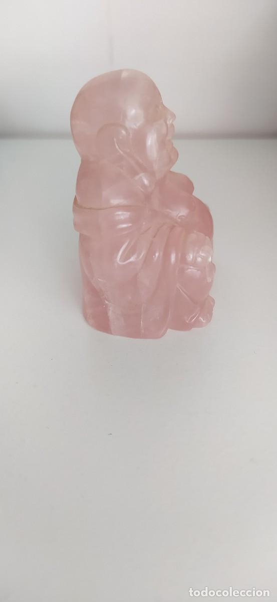 Antig&uuml;edades: BUDA CUARZO ROSA PEQUE&Ntilde;O - Foto 2