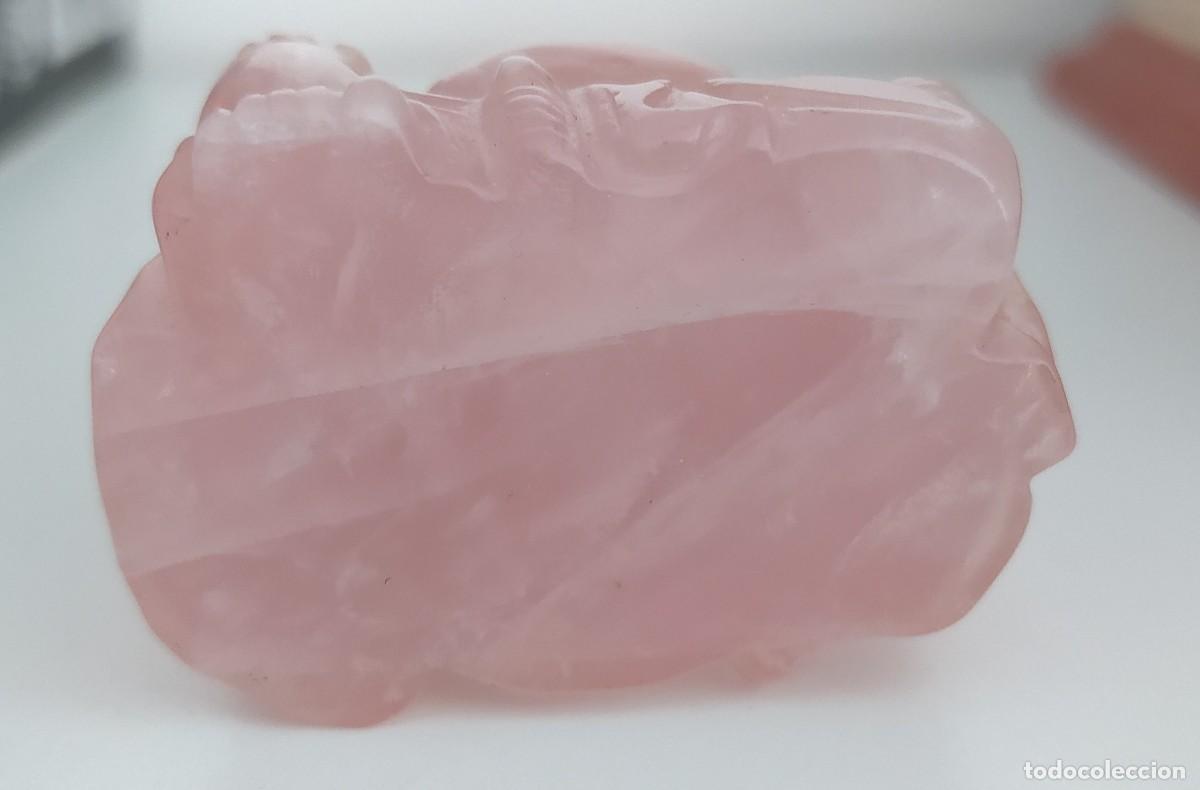 Antig&uuml;edades: BUDA CUARZO ROSA PEQUE&Ntilde;O - Foto 4