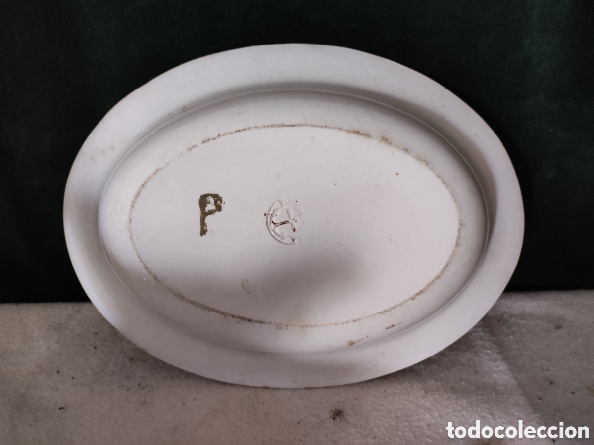 Antig&uuml;edades: Bandeja blanca de Pitman antigua - Foto 2