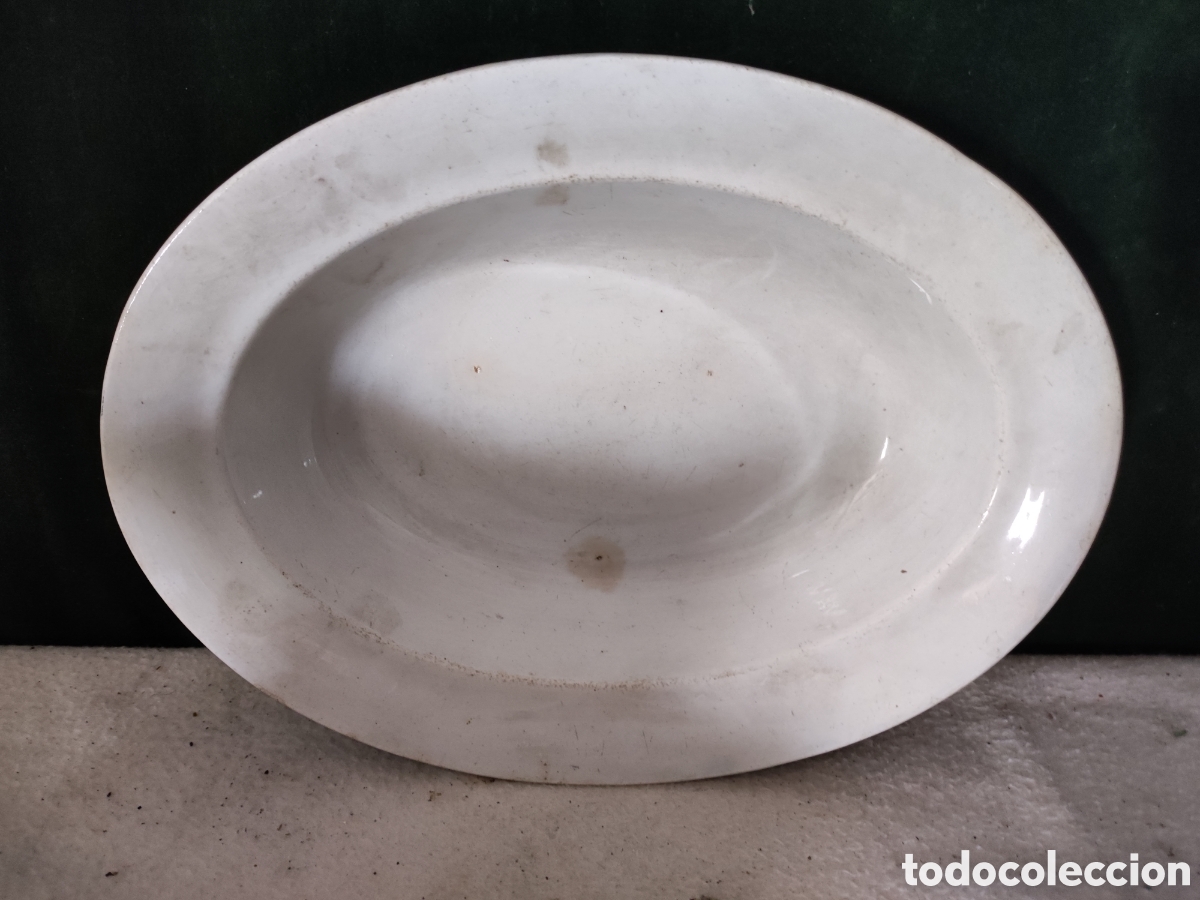 Antig&uuml;edades: Bandeja blanca de Pitman antigua - Foto 1