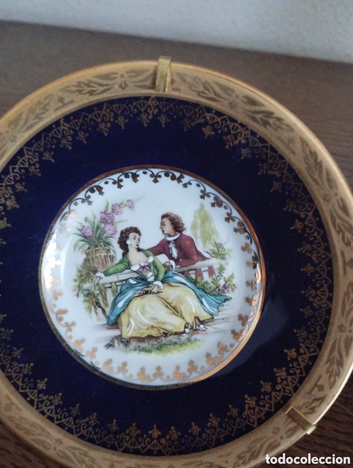 Antig&uuml;edades: Platos de Limoges con pan de oro - Foto 14