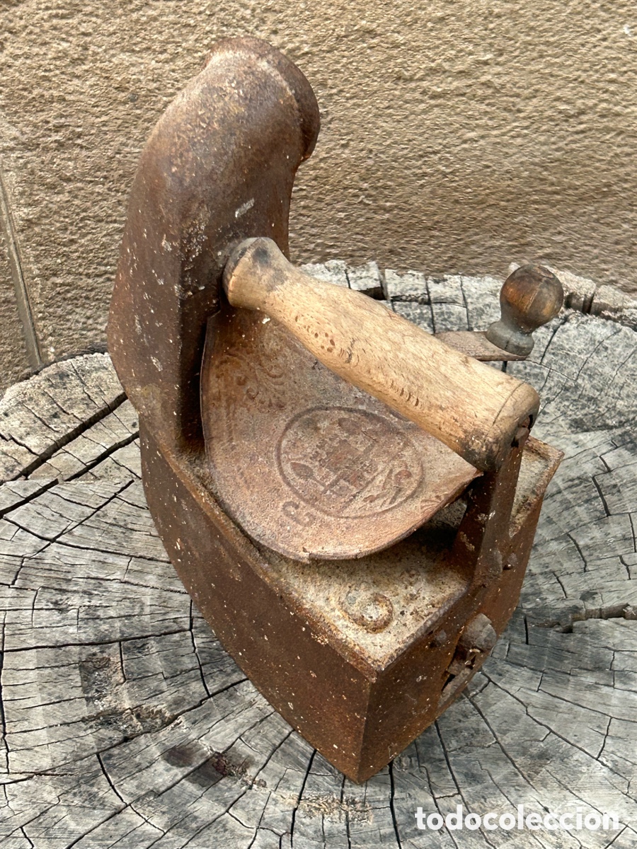 Antig&uuml;edades: Antigua plancha de chimenea - Foto 5