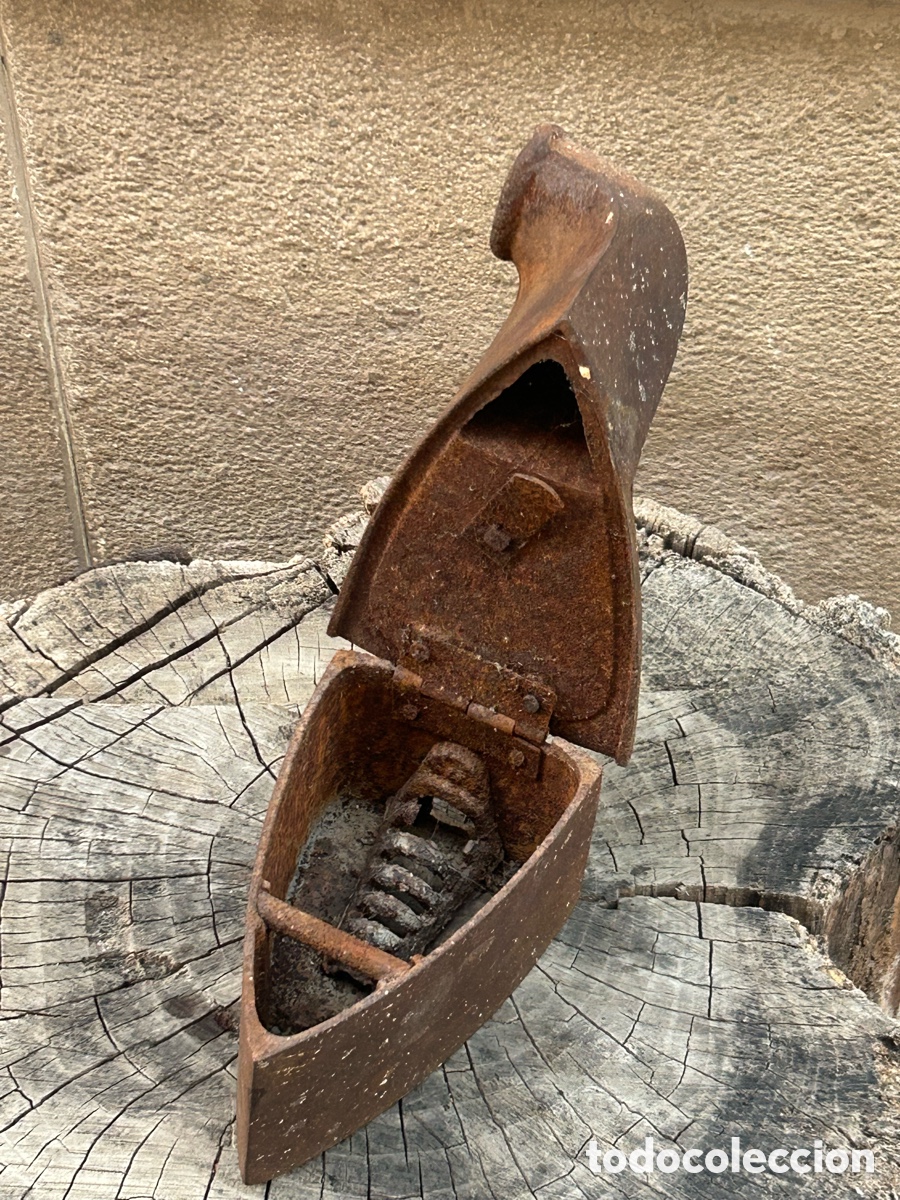 Antig&uuml;edades: Antigua plancha de chimenea - Foto 6