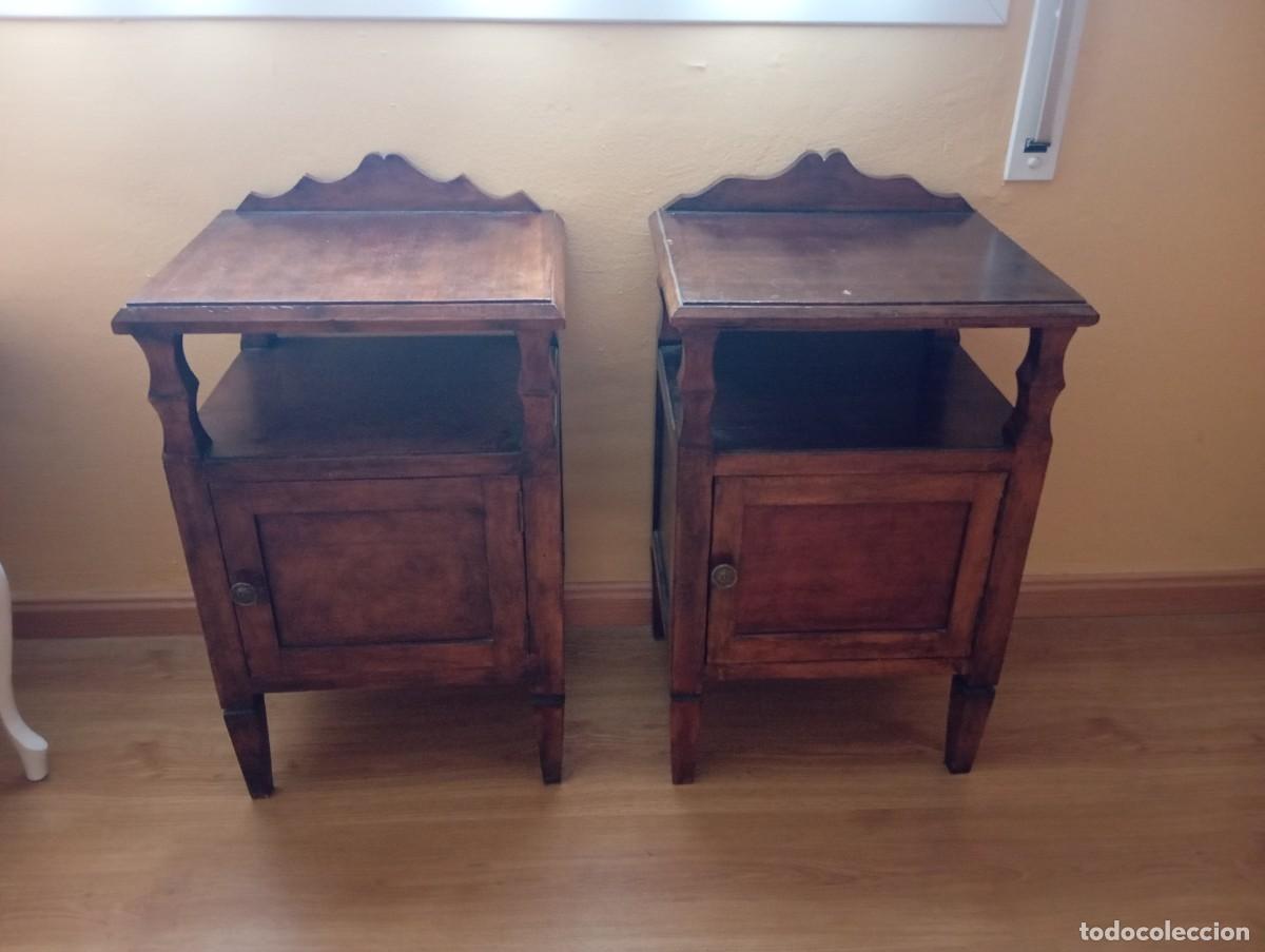 Antig&uuml;edades: Cama antigua madera maciza - Foto 7