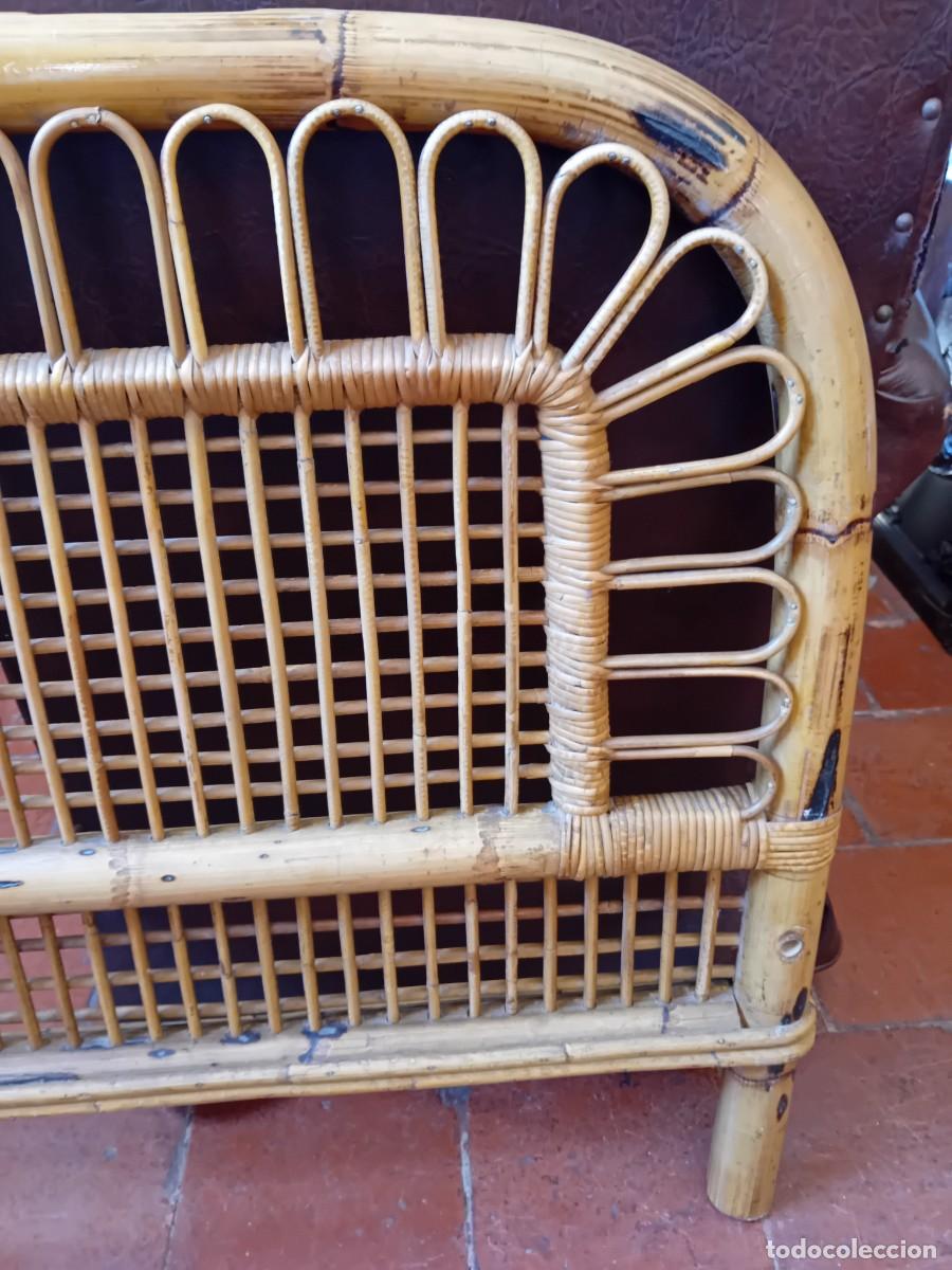 Antig&uuml;edades: Cabecero de bamb&uacute; medidas 95 x 72 cm - Foto 3