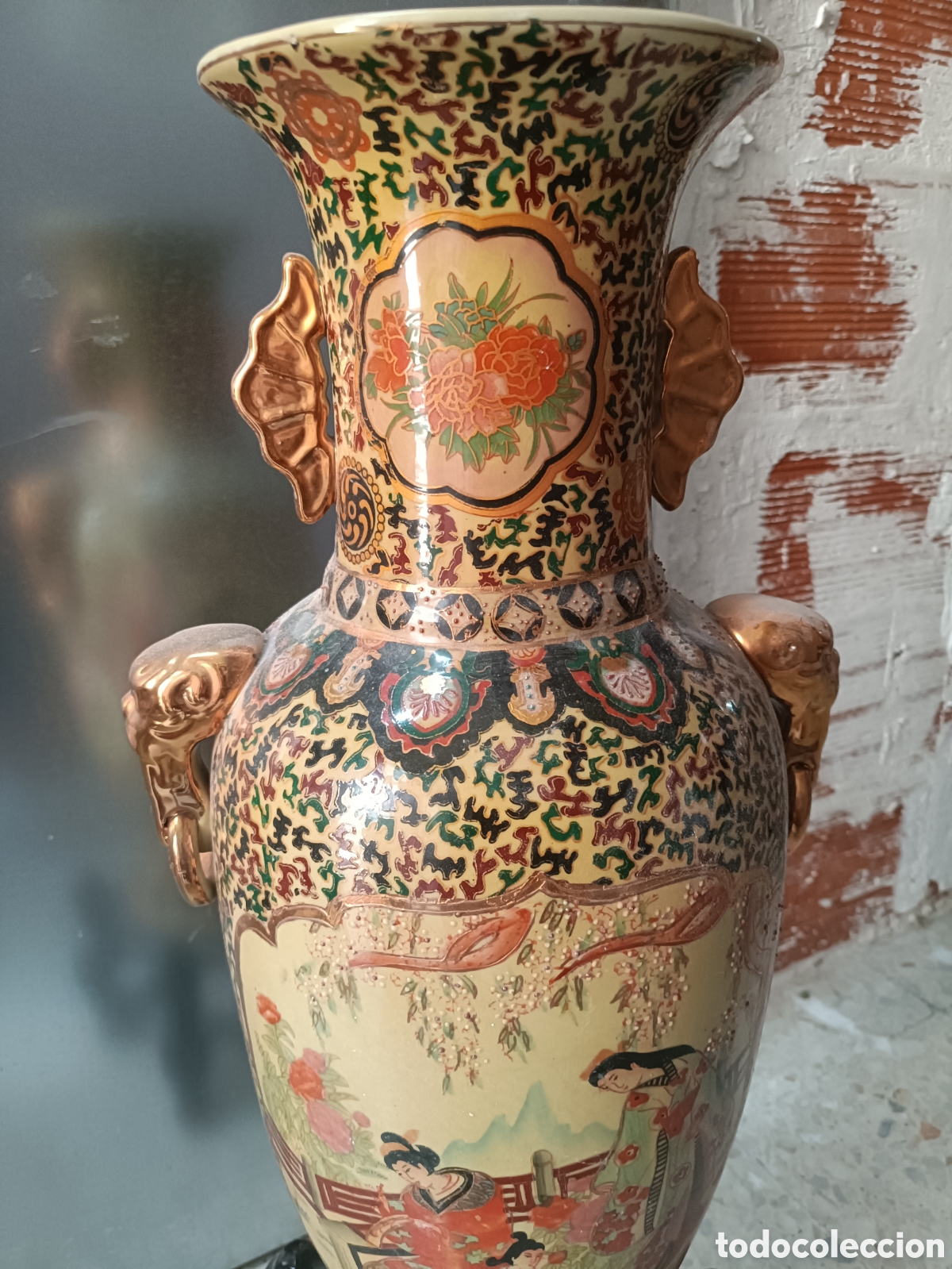 Antig&uuml;edades: Jarr&oacute;n chino y peana - Foto 3