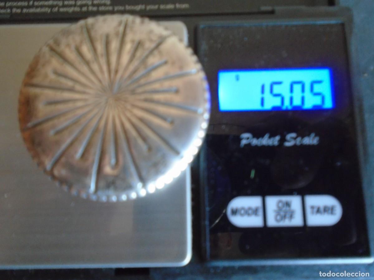Antig&uuml;edades: (PIT-250808)CAJA DE PLATA PASTILLERO - Foto 8