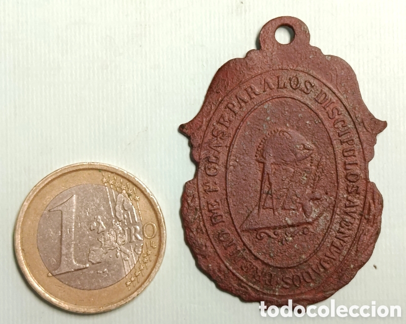 Antig&uuml;edades: Medalla La junta de 1&ordf; ense&ntilde;anza al m&eacute;rito. - Foto 1