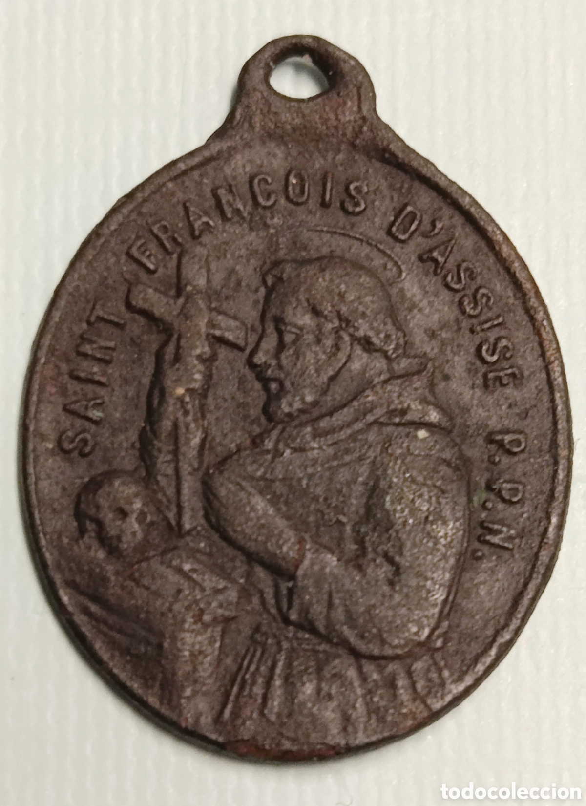 Antig&uuml;edades: Medalla de San Antoine de Padoue - Foto 2