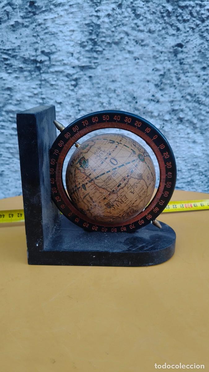Antig&uuml;edades: Presse papier globe bois 1960 - Foto 5
