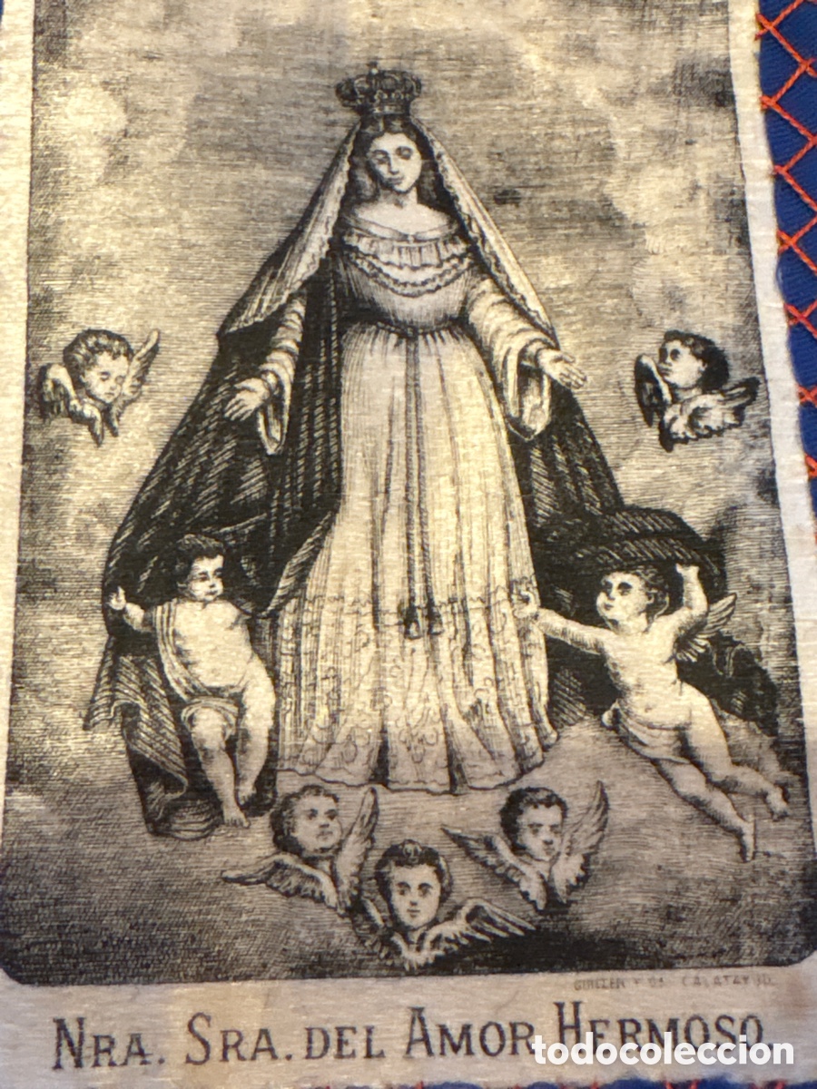 Antig&uuml;edades: ESCAPULARIO DE NUESTRA SE&Ntilde;ORA DEL AMOR HERMOSO - Foto 5
