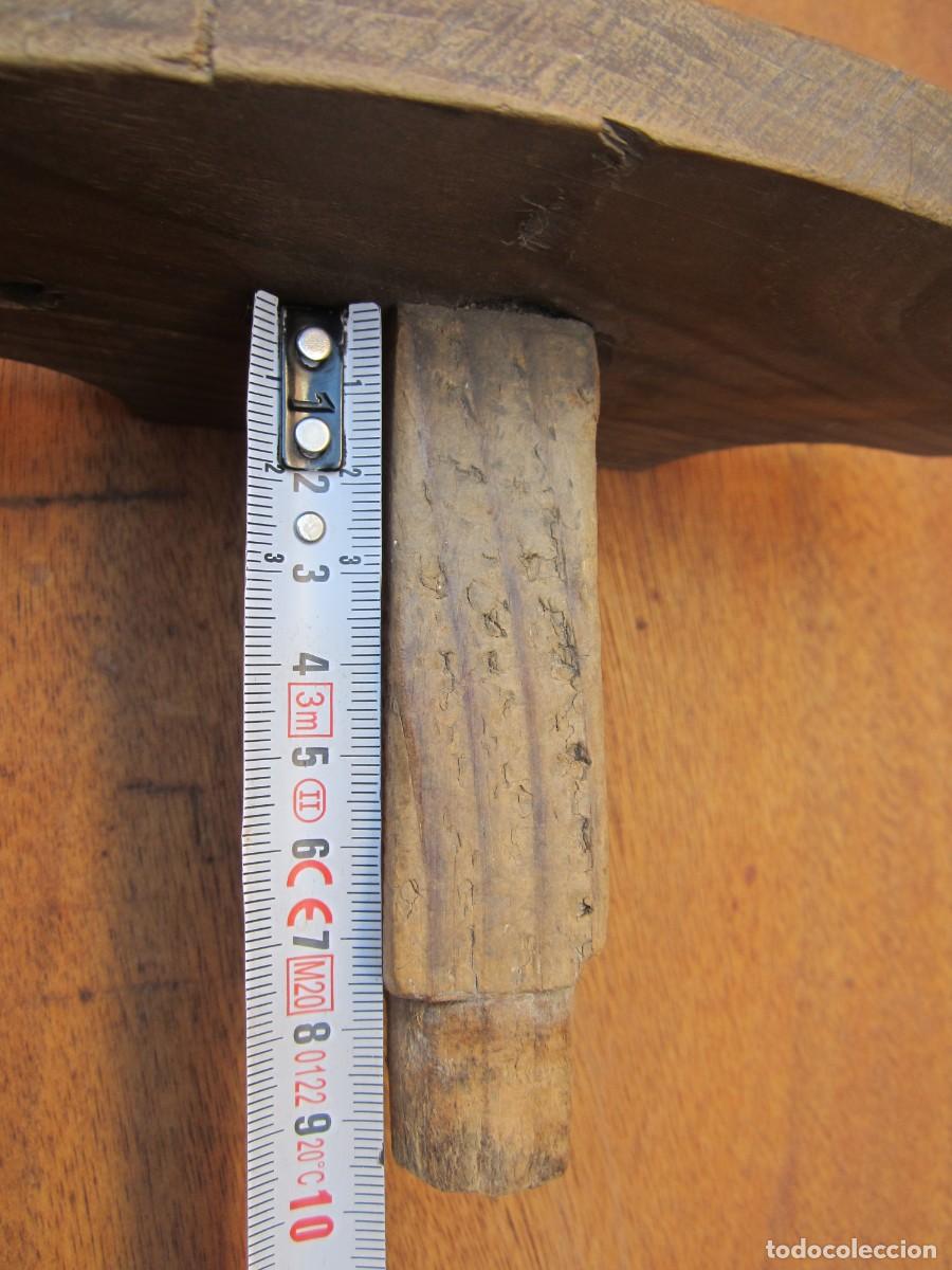 Antig&uuml;edades: Percheros antiguos de madera, 3 piezas. - Foto 10