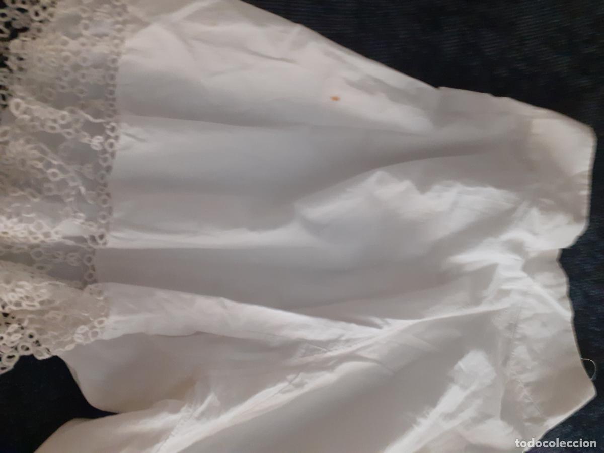 Antig&uuml;edades: Pololos de algodon con encaje franc&eacute;s - Foto 4