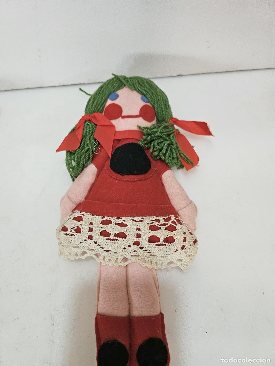 Antig&uuml;edades: mu&ntilde;eca hecho en tela antiguo - Foto 1