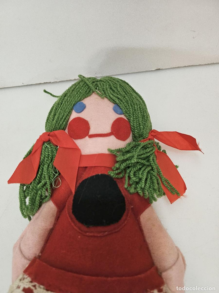 Antig&uuml;edades: mu&ntilde;eca hecho en tela antiguo - Foto 2