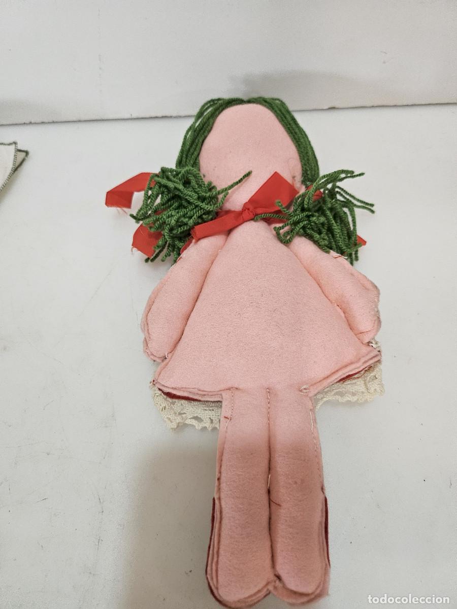 Antig&uuml;edades: mu&ntilde;eca hecho en tela antiguo - Foto 4
