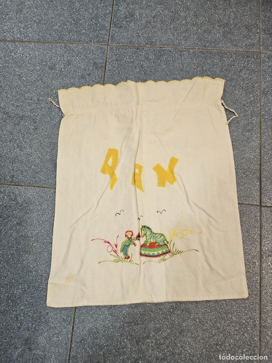Antig&uuml;edades: bolsa para el pan antiguo - Foto 1