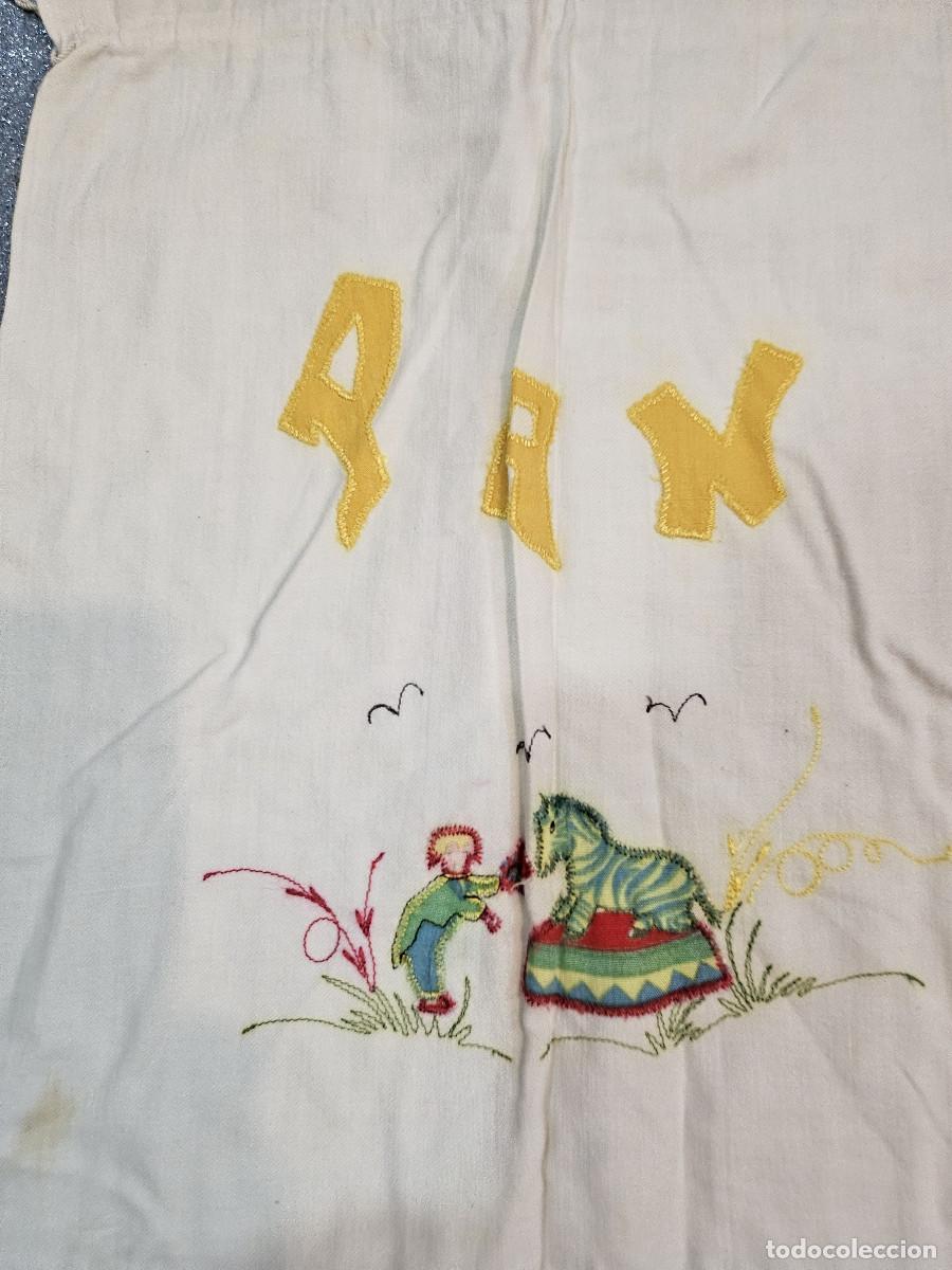 Antig&uuml;edades: bolsa para el pan antiguo - Foto 2