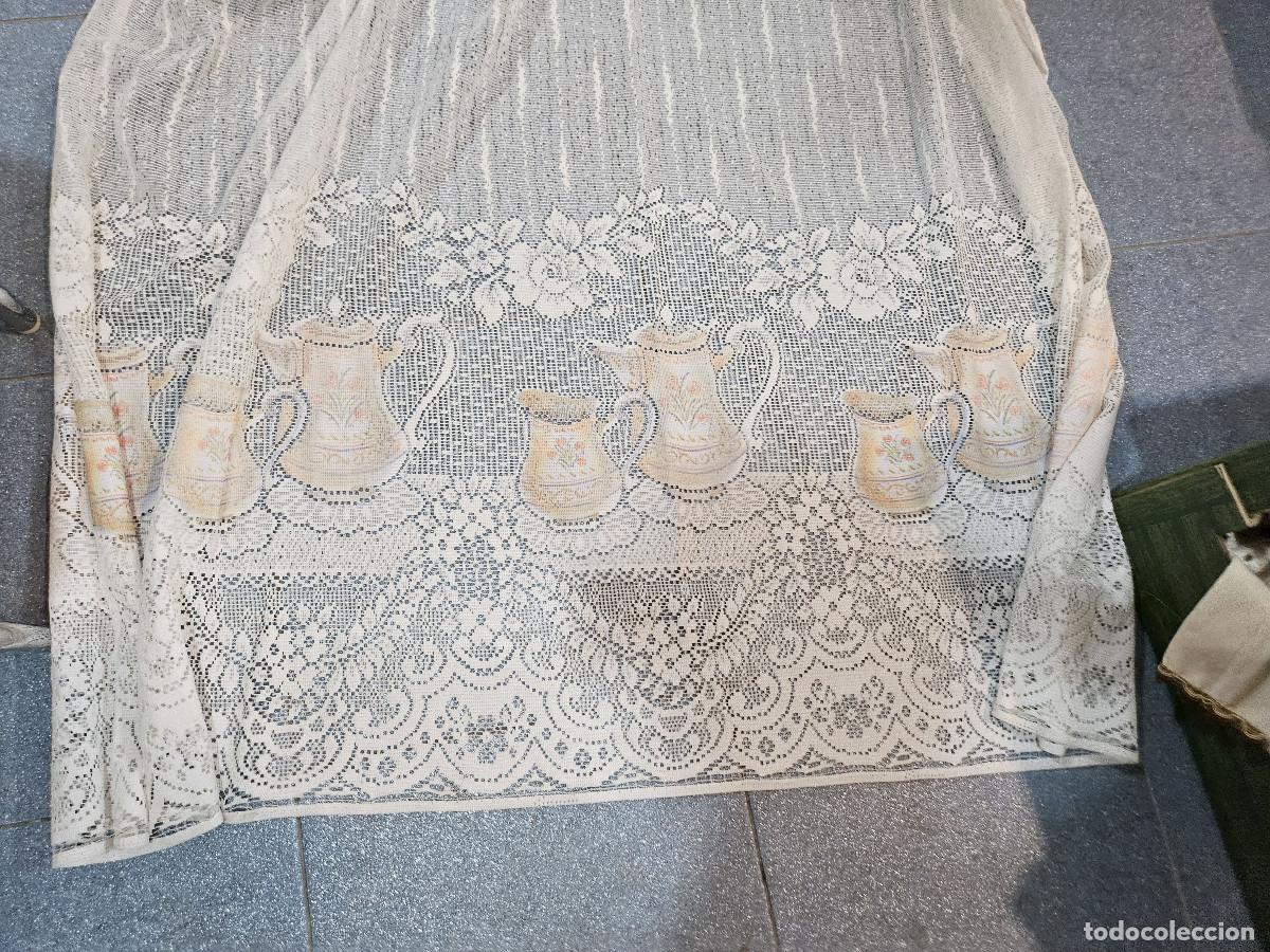 Antig&uuml;edades: cortina de cocina antigua - Foto 2