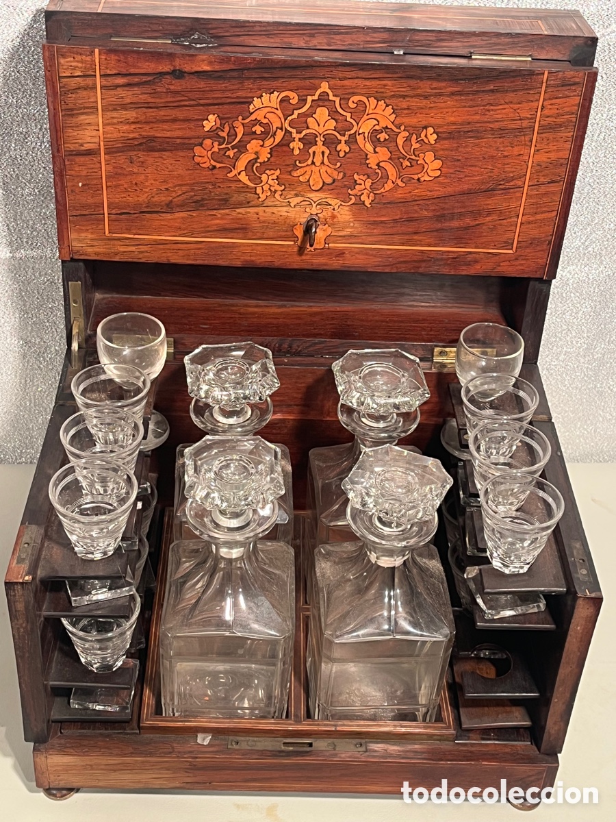 Antig&uuml;edades: LICORERA SIGLO XIX FRANCESA - Foto 7