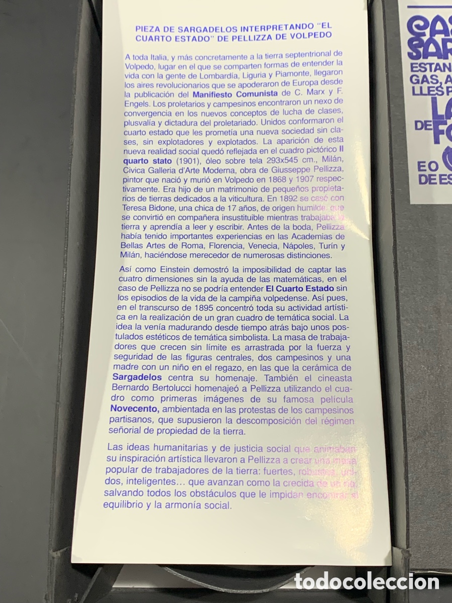 Antig&uuml;edades: Figura Sargadelos: Cuarto Estado - Foto 10