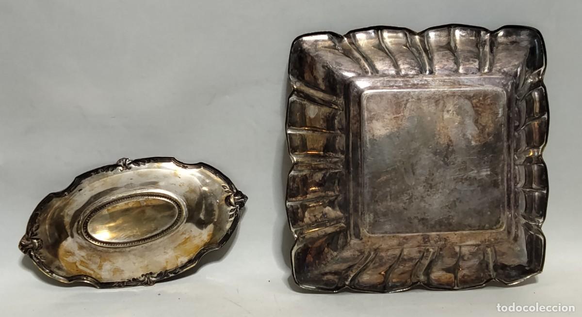 Antig&uuml;edades: Conjunto de centros de mesa en Alpaca - Foto 5