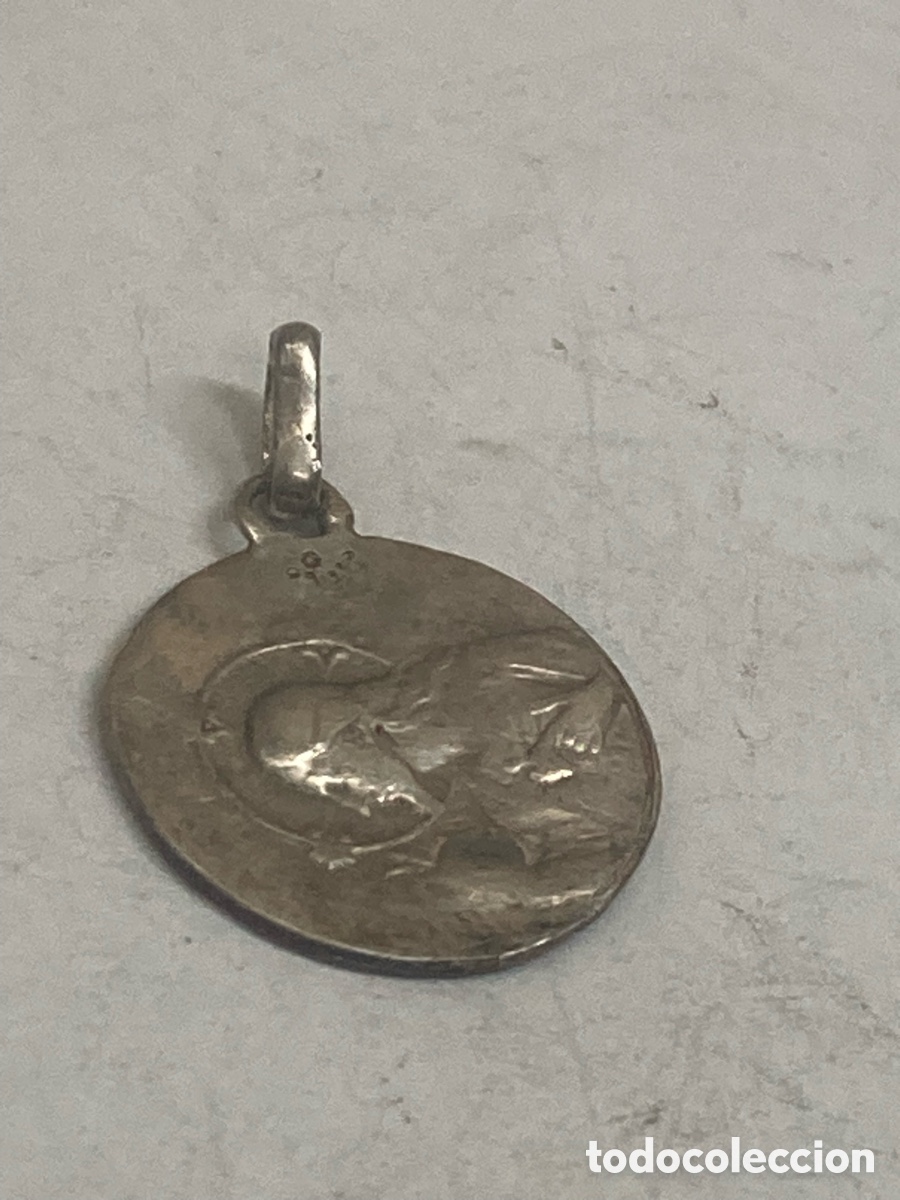 Antig&uuml;edades: Medalla de plata religiosa C435 - Foto 1