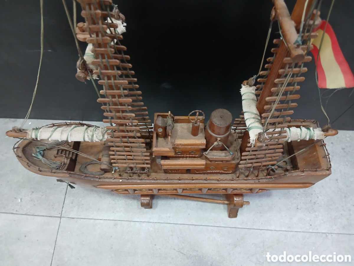 Antig&uuml;edades: Antiguo barco de madera. (L99) - Foto 2