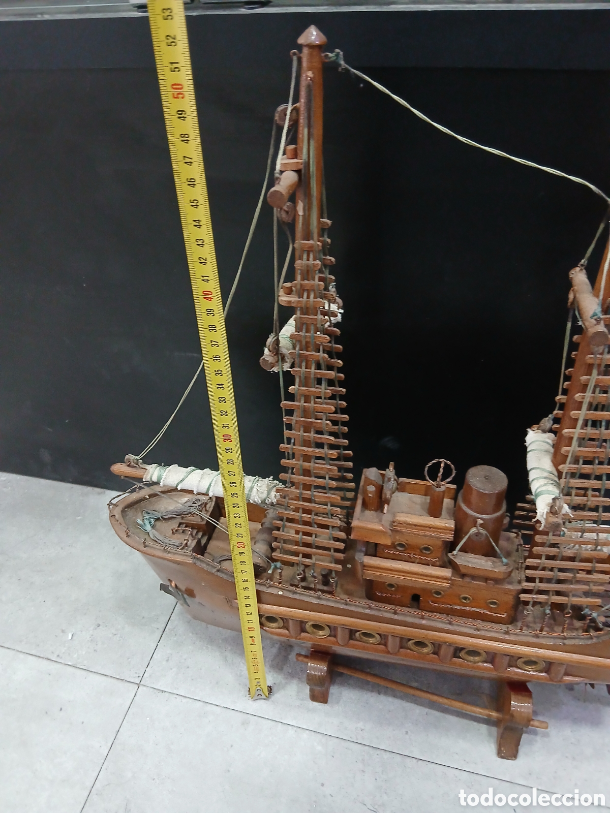 Antig&uuml;edades: Antiguo barco de madera. (L99) - Foto 3